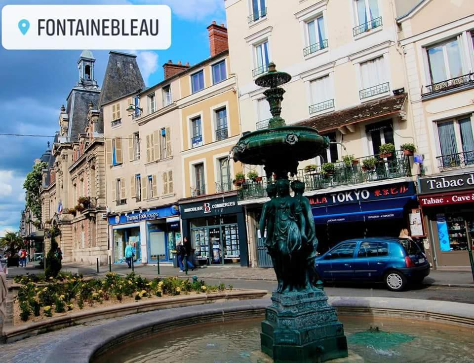 Studio Royal By Beds4Wanderlust - Place Du Marche Avec Parking Prive Fontainebleau Rom bilde